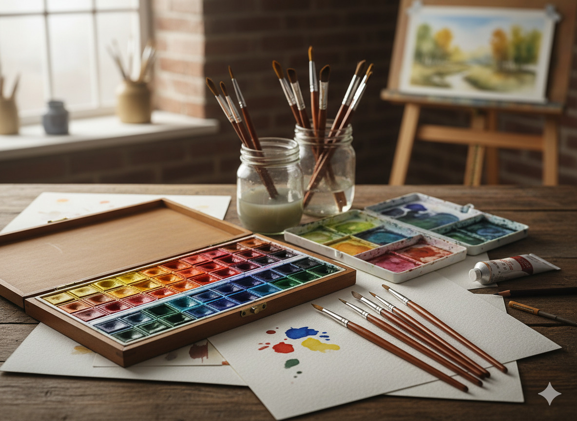 Professional Watercolor Paint Set